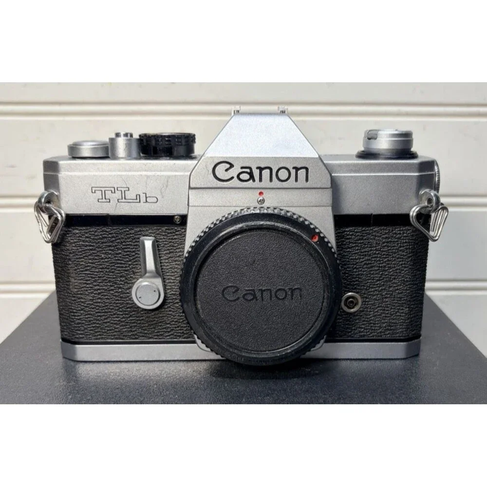 Vtg Canon TLb 35mm SLR Film Camera Body Only w/new Battery Installed *Working*